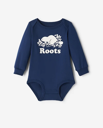 Baby Organic Cooper Beaver Bodysuit