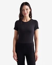 Renew Knit Crop T-Shirt