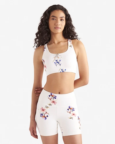 Soutien-gorge sport extensible floral Restore