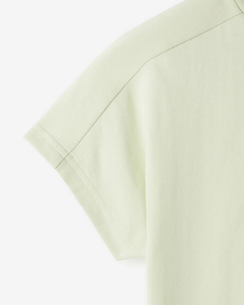 T-shirt ample en molleton Nuage estival pour fille