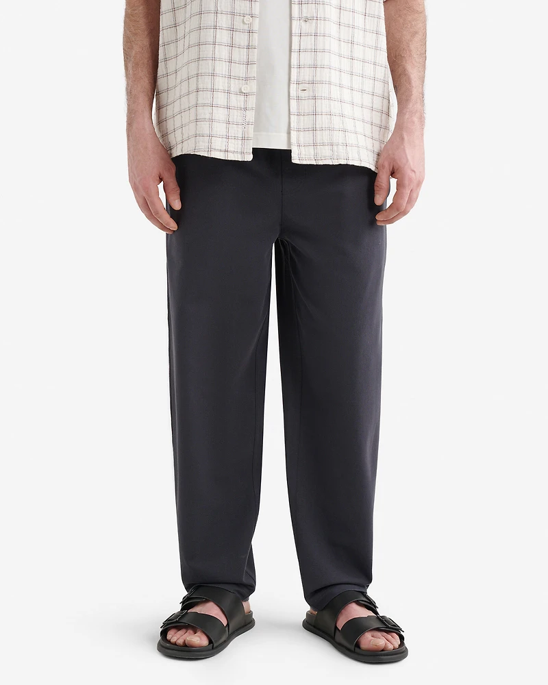 Pantalon ballon en tricot sergé Welland