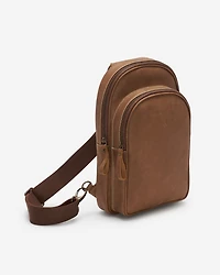 Grand sac à bandoulière Trinité en cuir Tribe