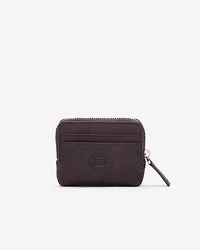 Pochette à glissière pour cartes en cuir Tribe