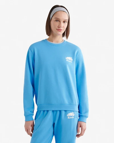 Chandail à col rond décontracté en coton bio Cooper