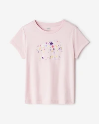 T-shirt ajusté à motif floral pour enfants
