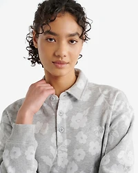 Floral Jacquard Polo