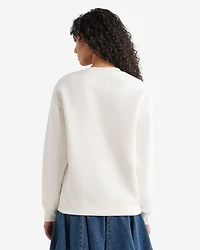 Chandail à col rond en molleton Amour Studio