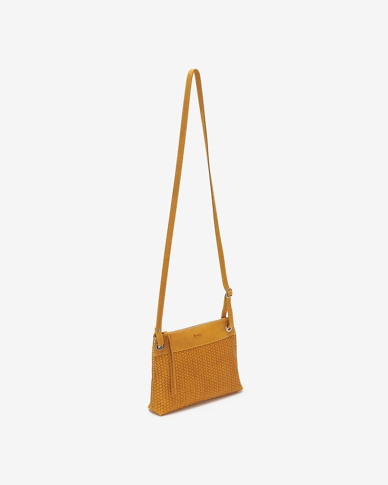 Sac Edie en cuir tressé