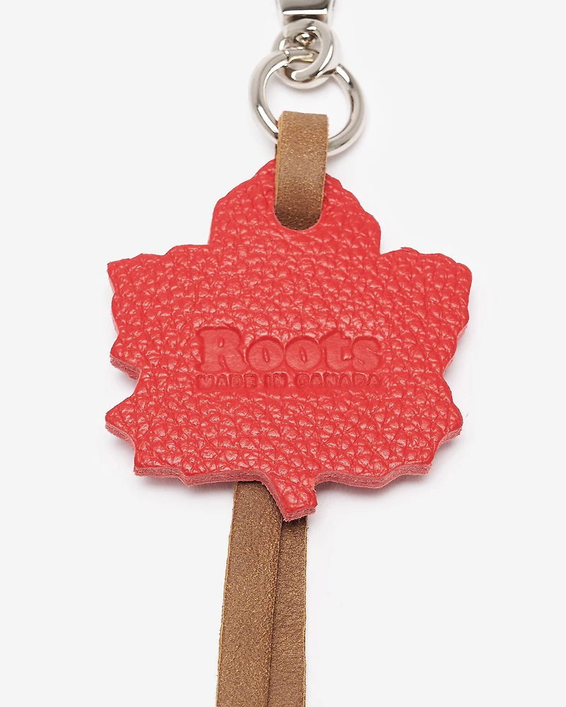 Porte-clés Feuille d’érable en cuir Tribe