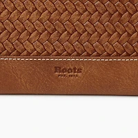 Zip Around Clutch Woven