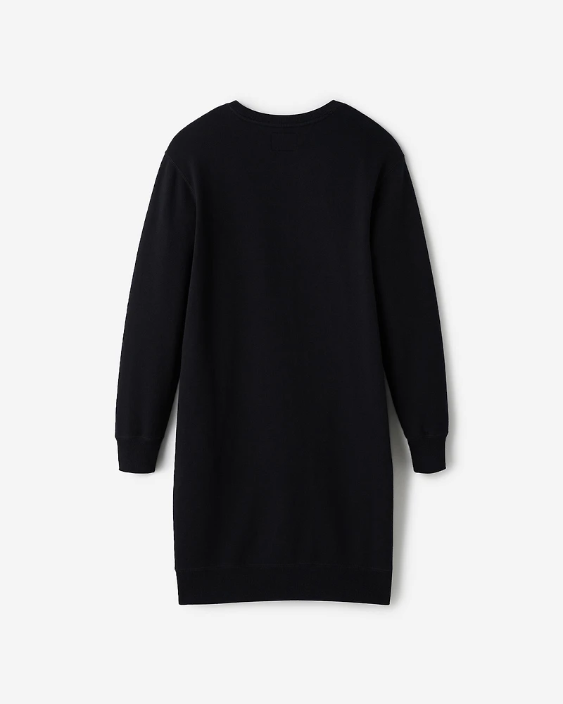 Organic Cooper Long Sleeve Sweat Dress