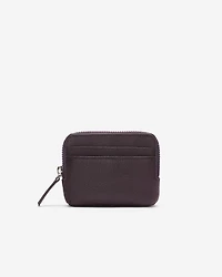 Pochette à glissière pour cartes en cuir Tribe