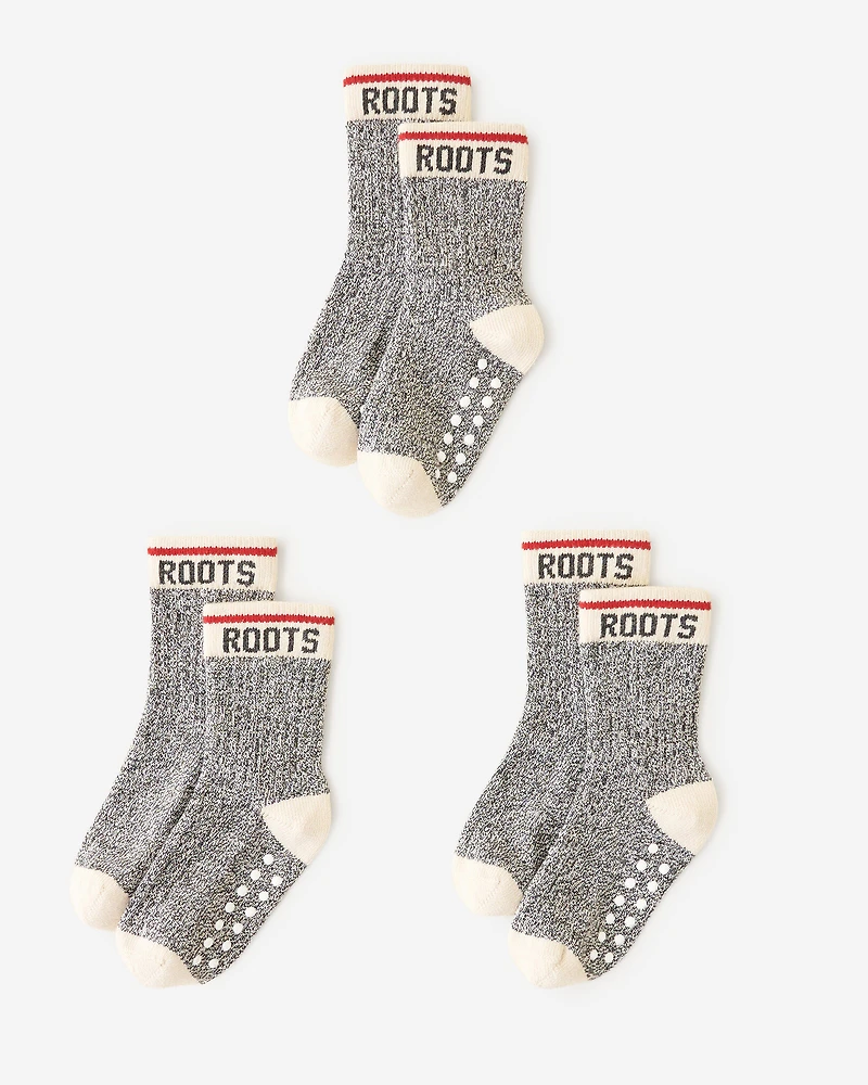 3 paires de chaussettes classiques Cabane pour tout-petits et bébés