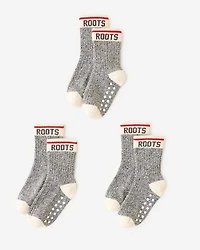 3 paires de chaussettes classiques Cabane pour tout-petits et bébés