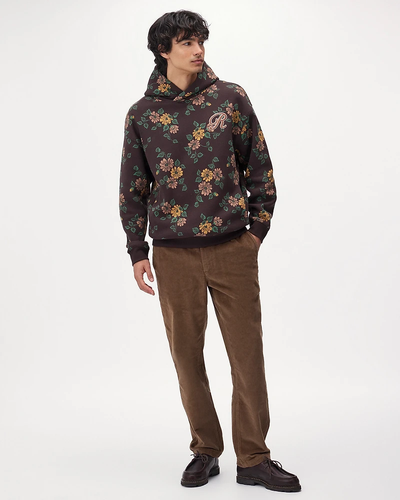 Floral Print Hoodie