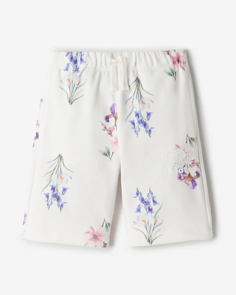 Short motif floral Cooper pour enfants