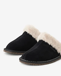 Womens Mule Suede Slipper