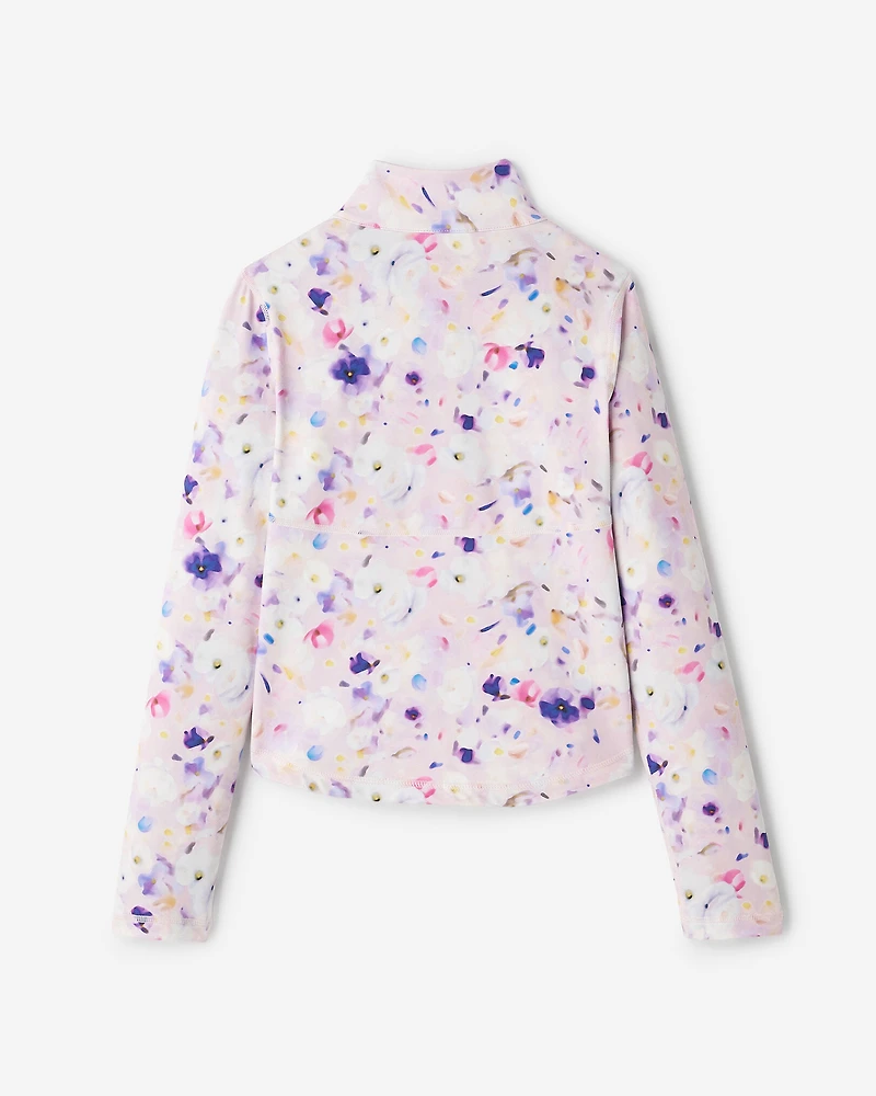 Girls Active Fitted Track Jacket