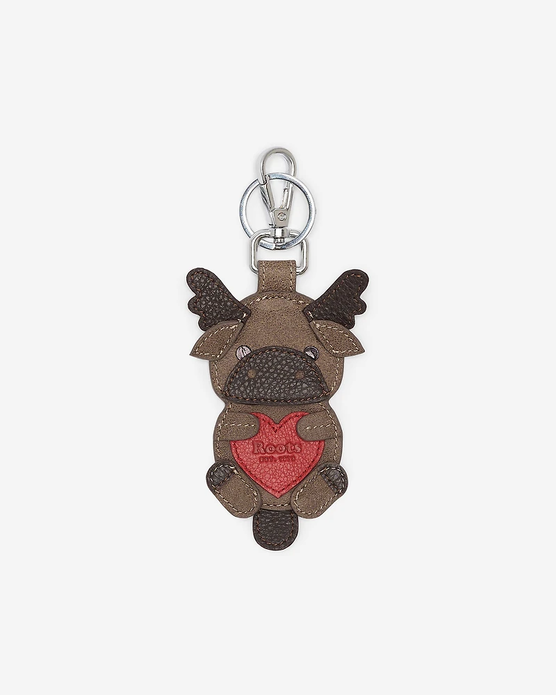 Moose Charm Keychain
