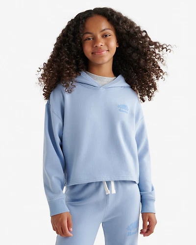 Chandail à capuchon court et douillet Cooper pour filles