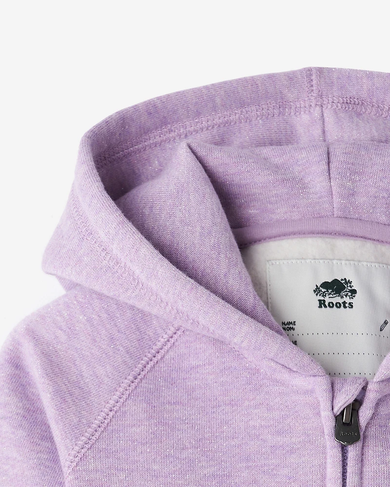 Chandail à capuchon original scintillant pour bébés