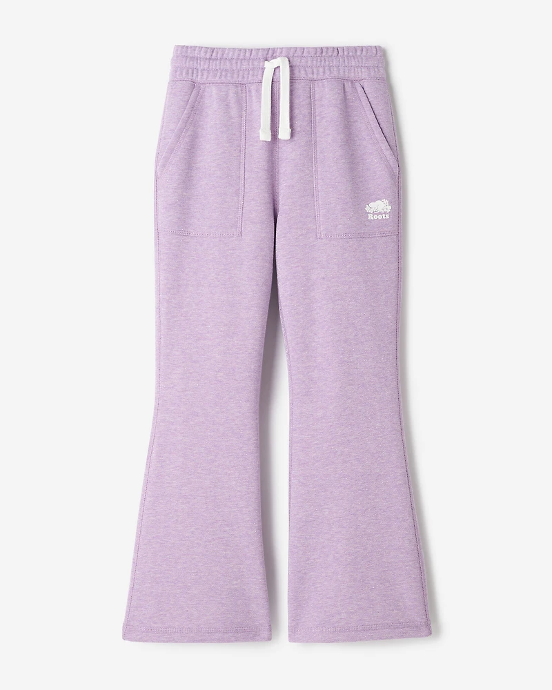 Pantalon évasé en molleton scintillant Cooper pour filles