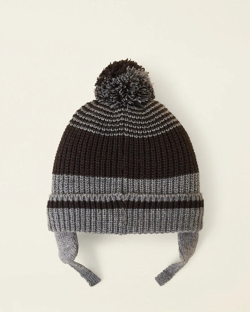 Tuque à rayure Cabane pour tout-petits et bébés