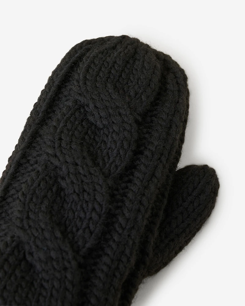 Womens Olivia Cable Mitten