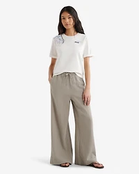 T-shirt motif floral Roots pour femme