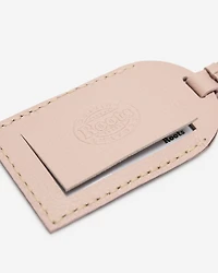 Étiquette de bagage en forme cœur cuir Cervino