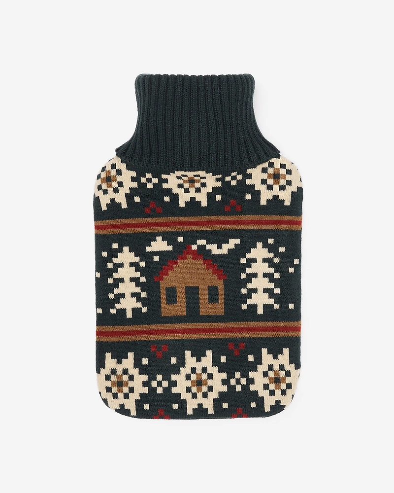 Winter Cabin Hot Water Bottle  