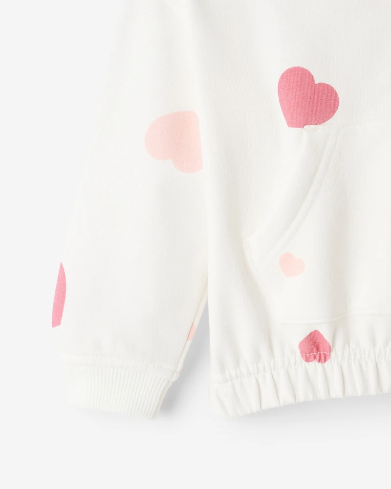 Baby Cozy Love Bear Zip Hoodie