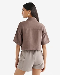 Isla Cotton Gauze Short Sleeve Shirt