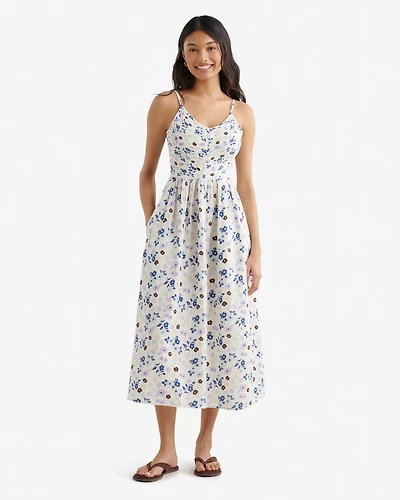 Isla Cotton Gauze Smocked Dress