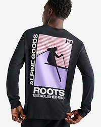 Mens Vintage Alpine Goods Long Sleeve T-Shirt