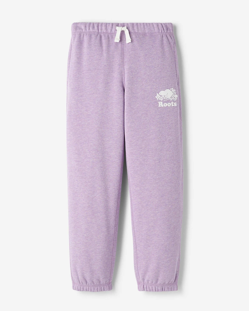 Pantalon original en molleton scintillant pour enfants