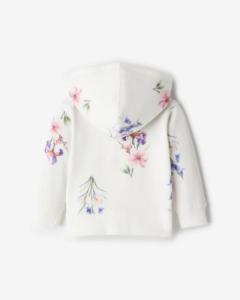Baby Cooper Floral Full Zip Hoodie