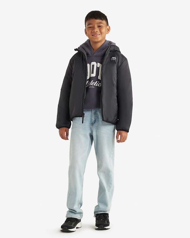 Kids Reversible Shearling Fleece Jacket
