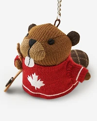 Hockey Beaver Keychain