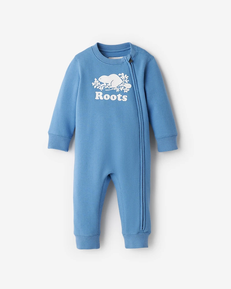 Barboteuse originale Cooper le castor en coton bio pour bébés