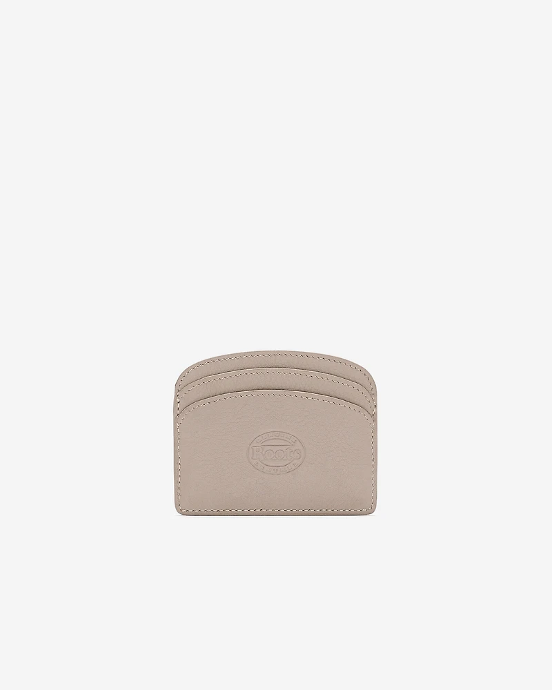 Porte-cartes en demi-lune en cuir Cloud