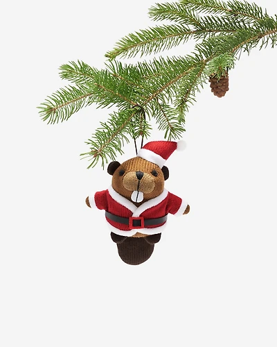 Santa Beaver Ornament  