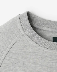 Chandail à col rond Interlock Recover pour filles