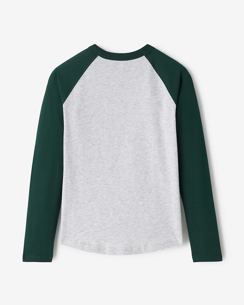 Kids Organic Cooper Baseball T-Shirt