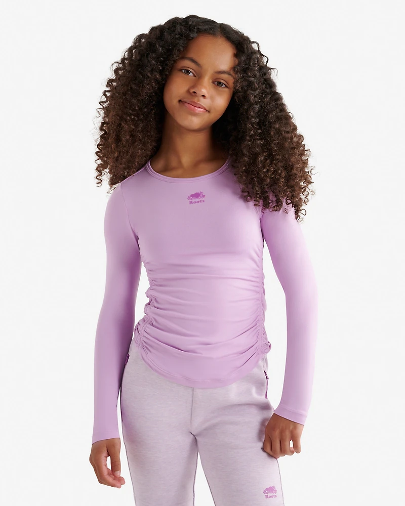 Girls Active Essential Long Sleeve T-Shirt