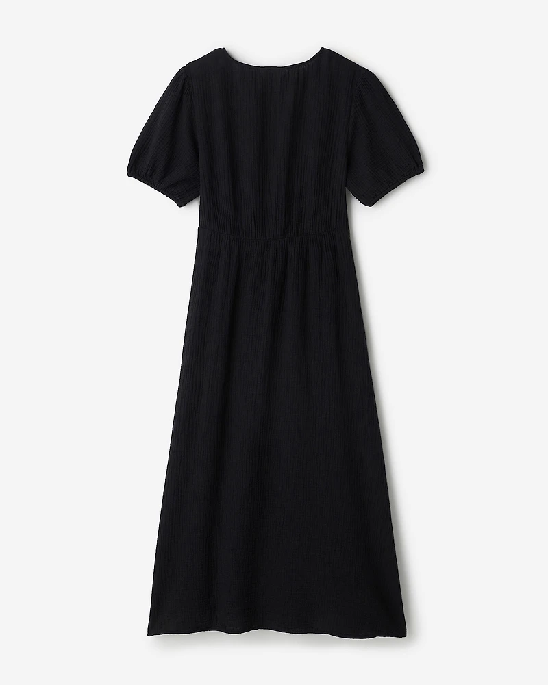 Isla Cotton Gauze Tea Dress