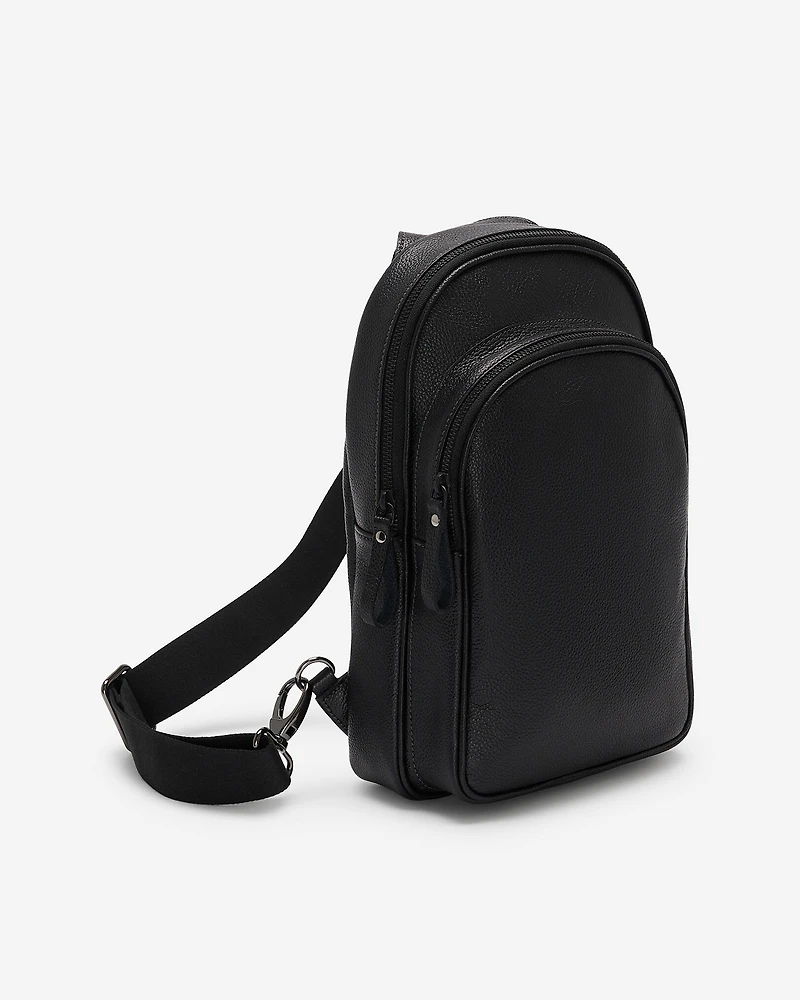 Grand sac à bandoulière Trinité en cuir Cervino