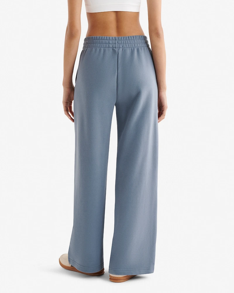 Pantalon estival à jambe large en molleton Nuage