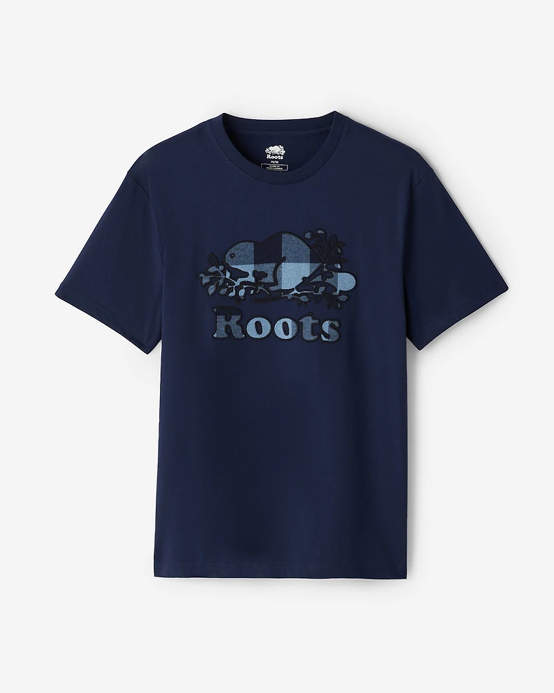 T-shirt à carreaux Cooper pour hommes