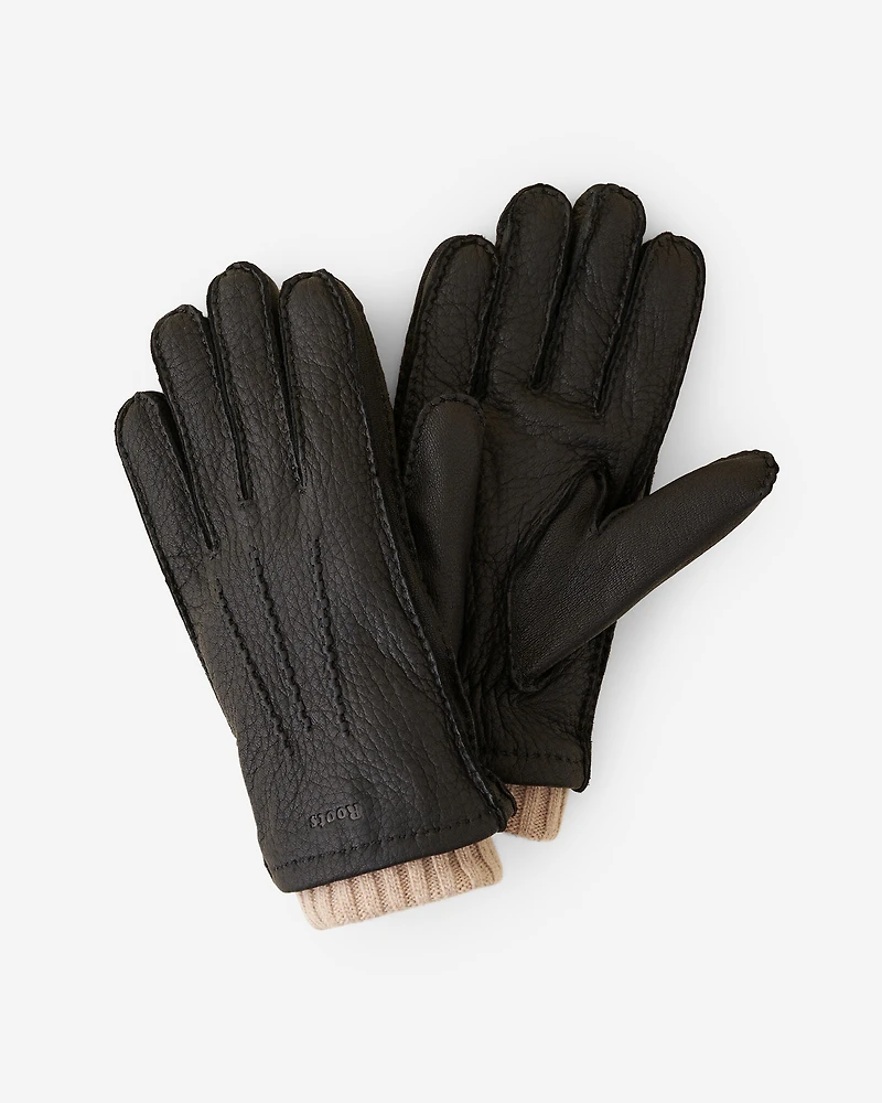 Mens Cuff Deerskin Glove